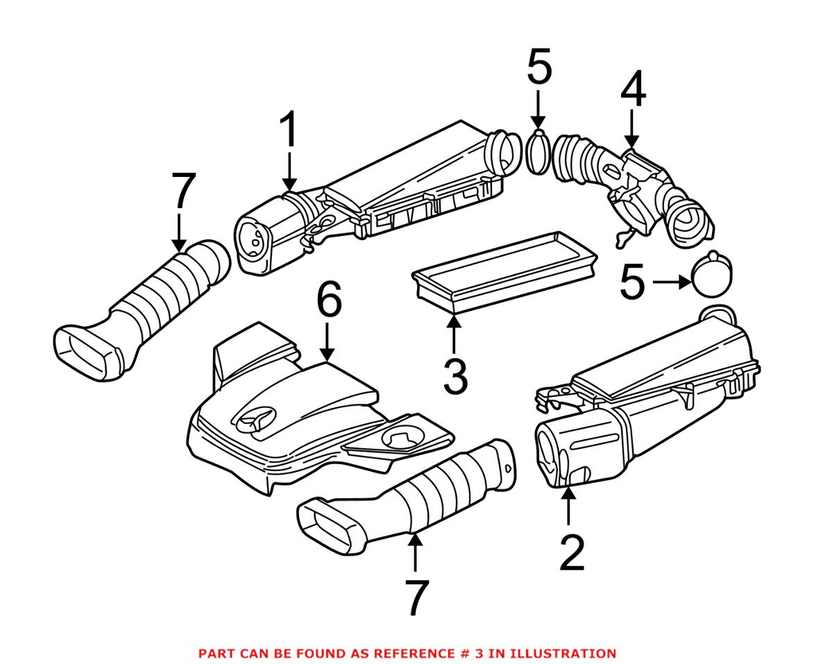 Mercedes Engine Air Filter 1120940404